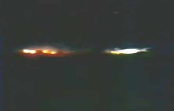 A picture claiming to show a UFO