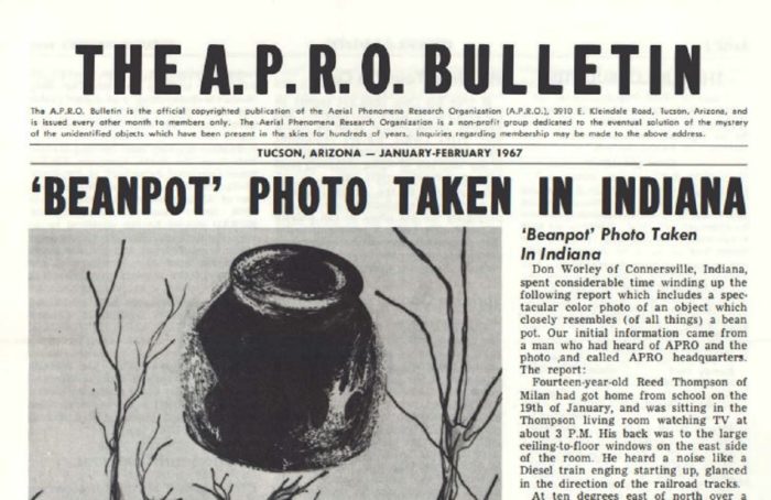 A newspaper clipping of the incident 