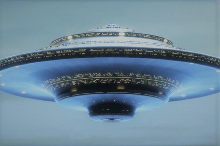 A depiction of a UFO