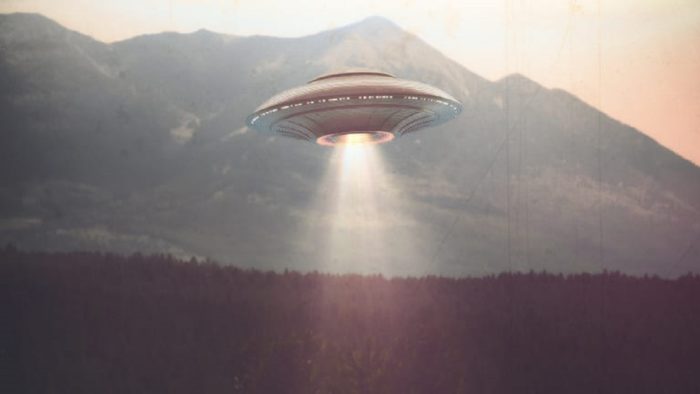 A depiction of a typical UFO reported in 1964