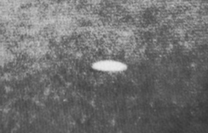 A picture claiming to show a UFO