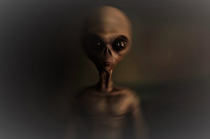 An artist's impression of a grey alien