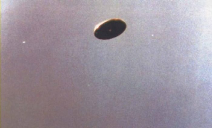 A picture of a UFO captured by Mark Coltrane