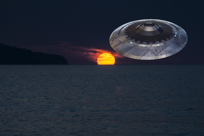A superimposed UFO over Portugal