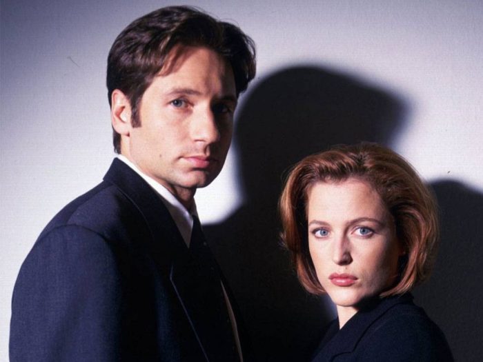 Fox Mulder (left) and Dana Scully (right) - the main characters of the X-Files 