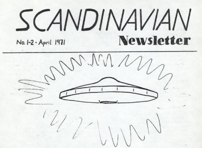 An image of the front cover of the Scandinavian Newsletter