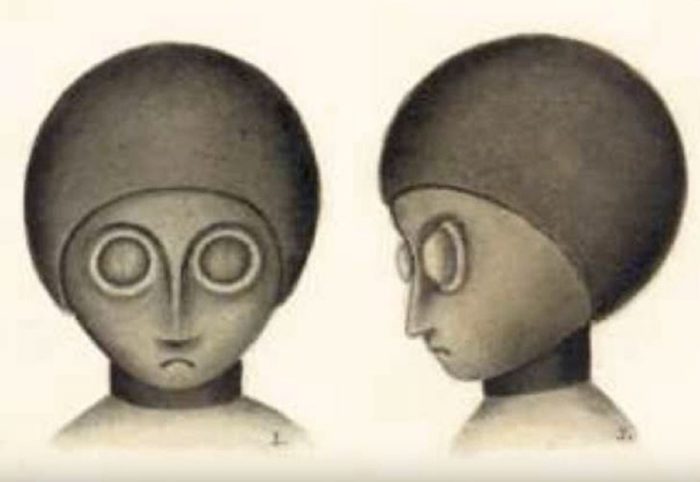 An artist's impression of the alien entities 