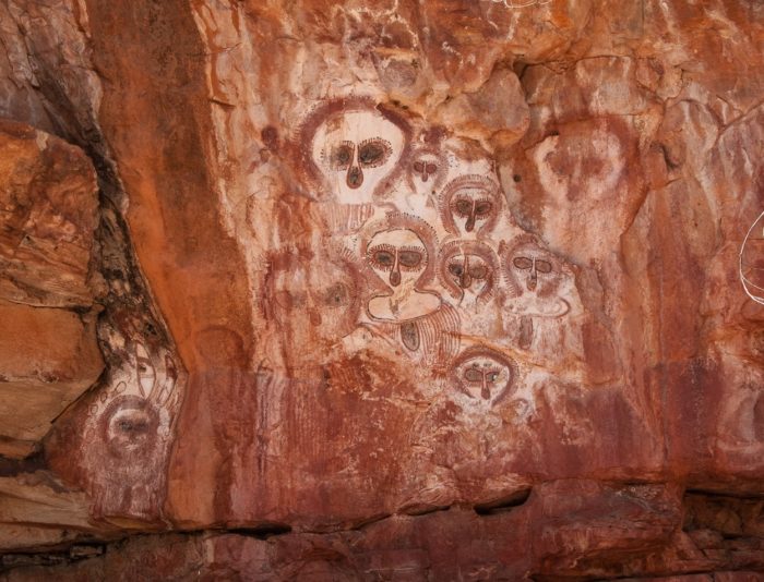 An example of Wandjina cave art