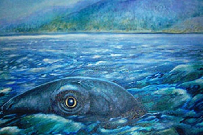 Depiction of the Ogopogo