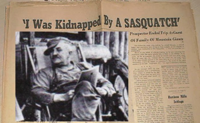 A newspaper clipping telling of the Ostmen incident