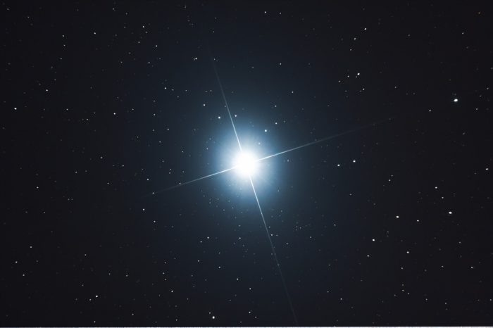 A picture of the star Sirius 
