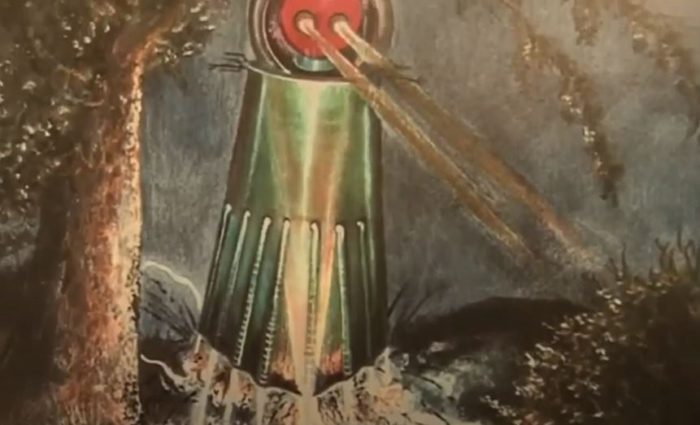 Depiction of the flatwoods monster