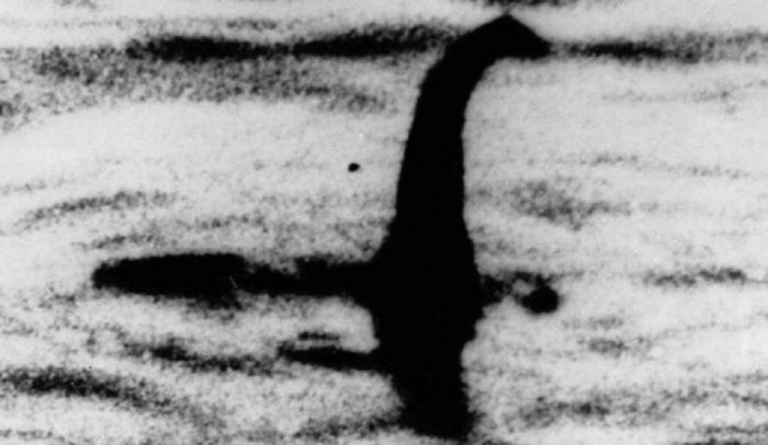 The world famous picture alleging to show the Loch Ness Monster