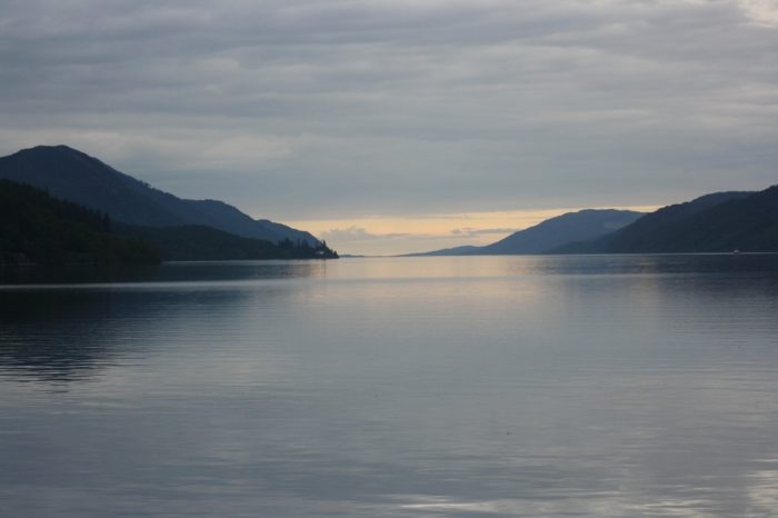 A picture of the open waters of Loch Ness