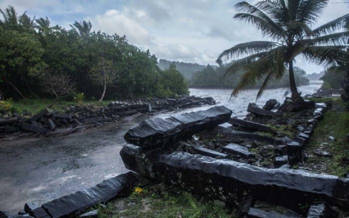 The purposely arranged stones of Nan Madol