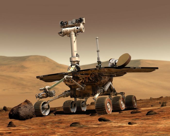 A picture of the Martian Rover