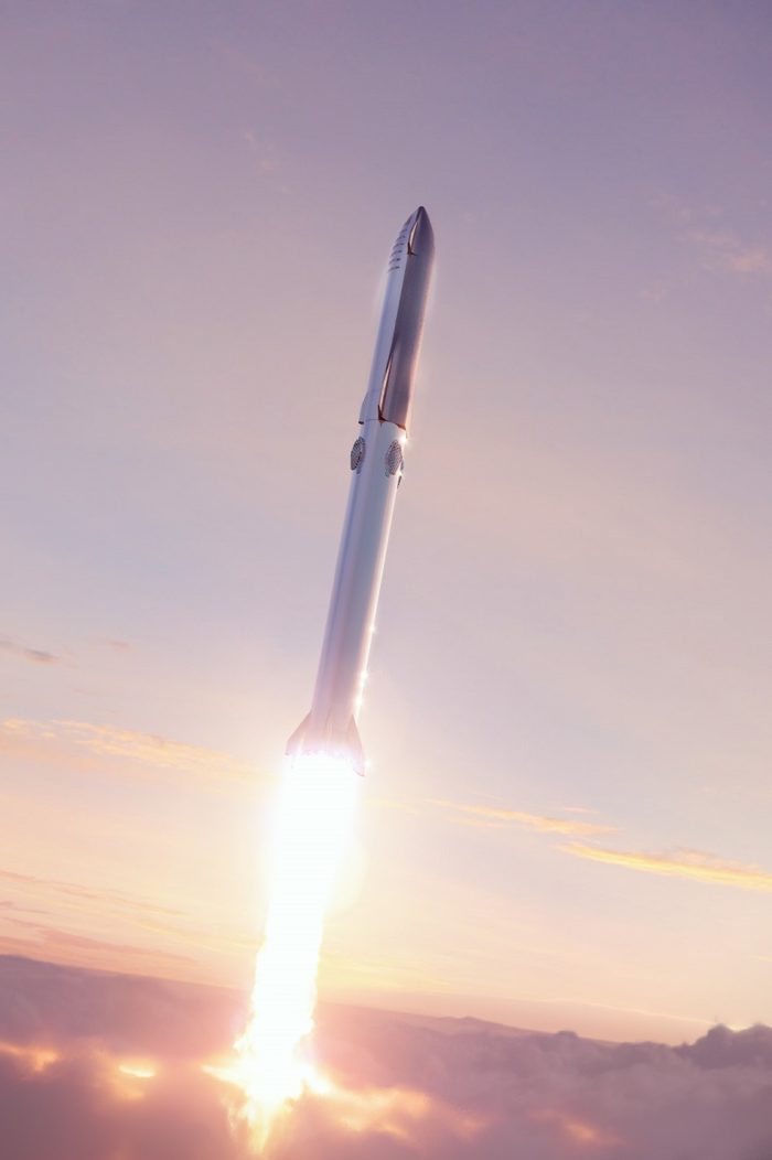 A Space-X rocket