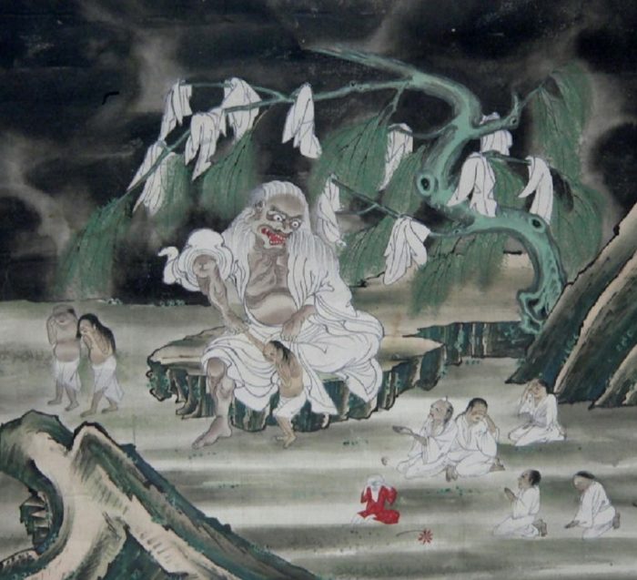 A depiction of a Datsue-ba