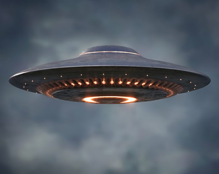 A depiction of a UFO