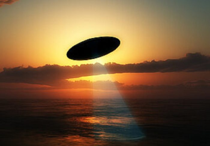 A depiction of a UFO