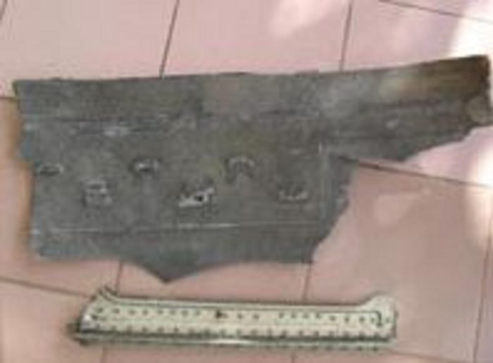 Picture of a claimed piece of UFO wreckage