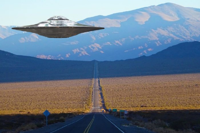 Superimposed UFO over Argentina