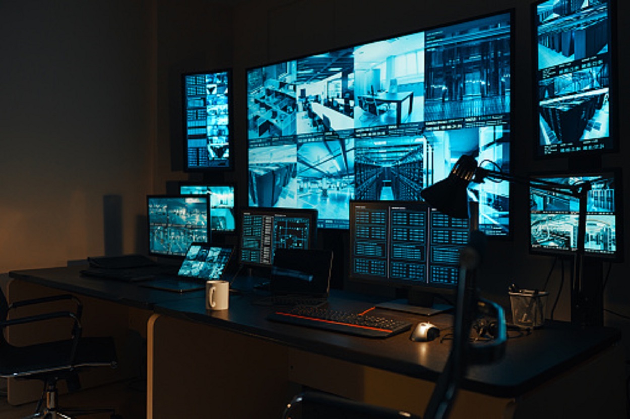 A military control room