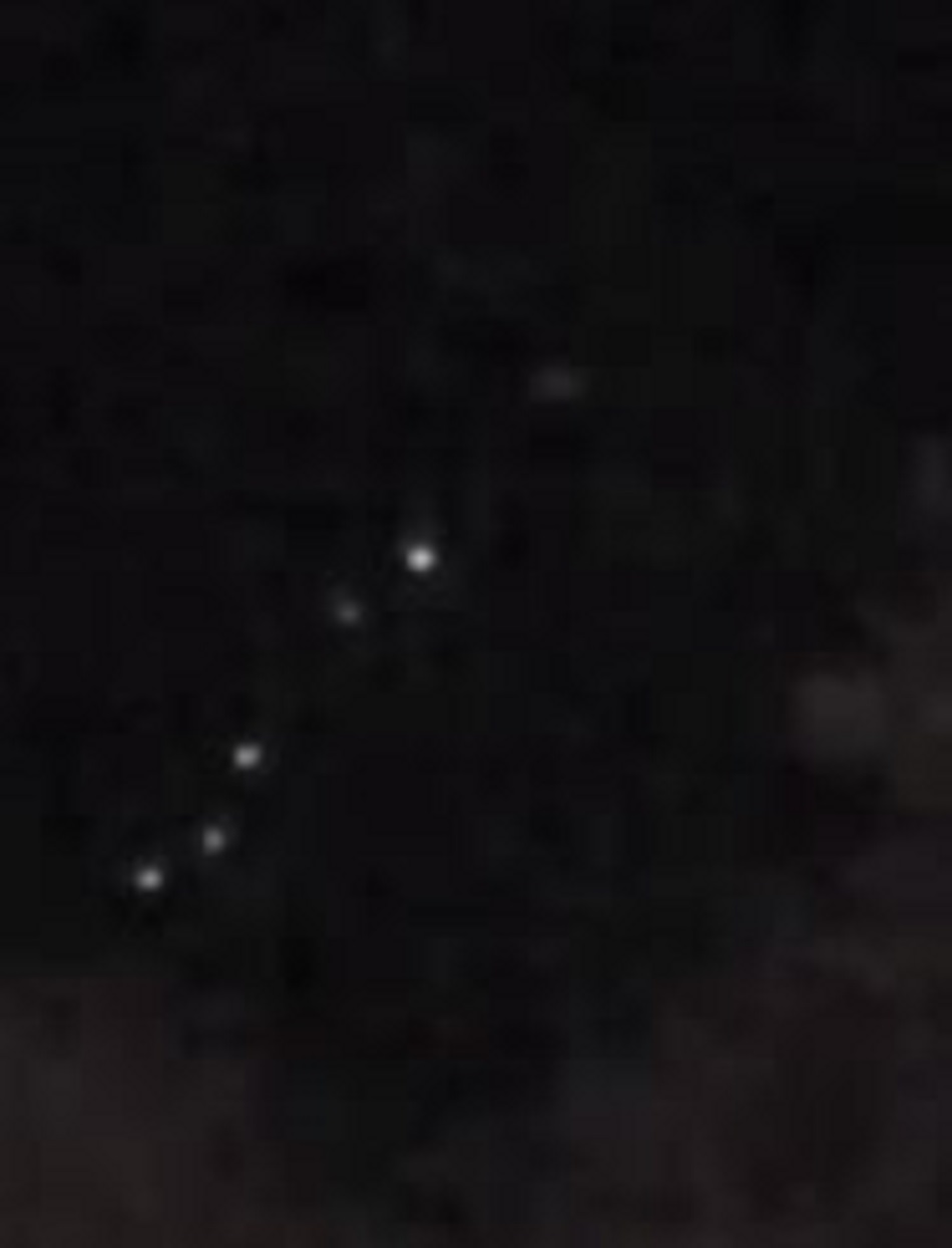 A picture claiming to show a UFO