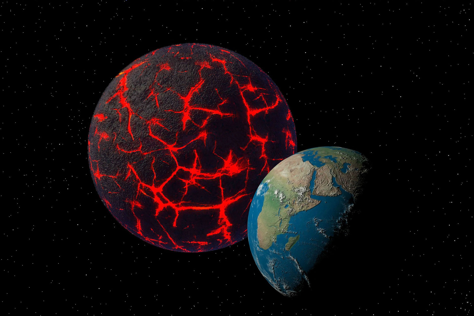 A depiction of Nibiru