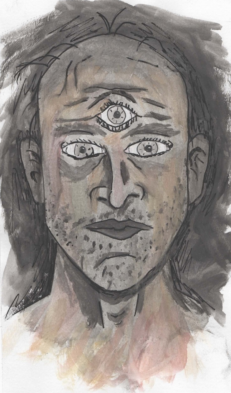 A depiction of the Third Eye Man
