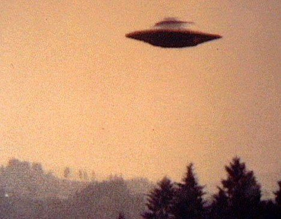 A picture claiming to show a real UFO