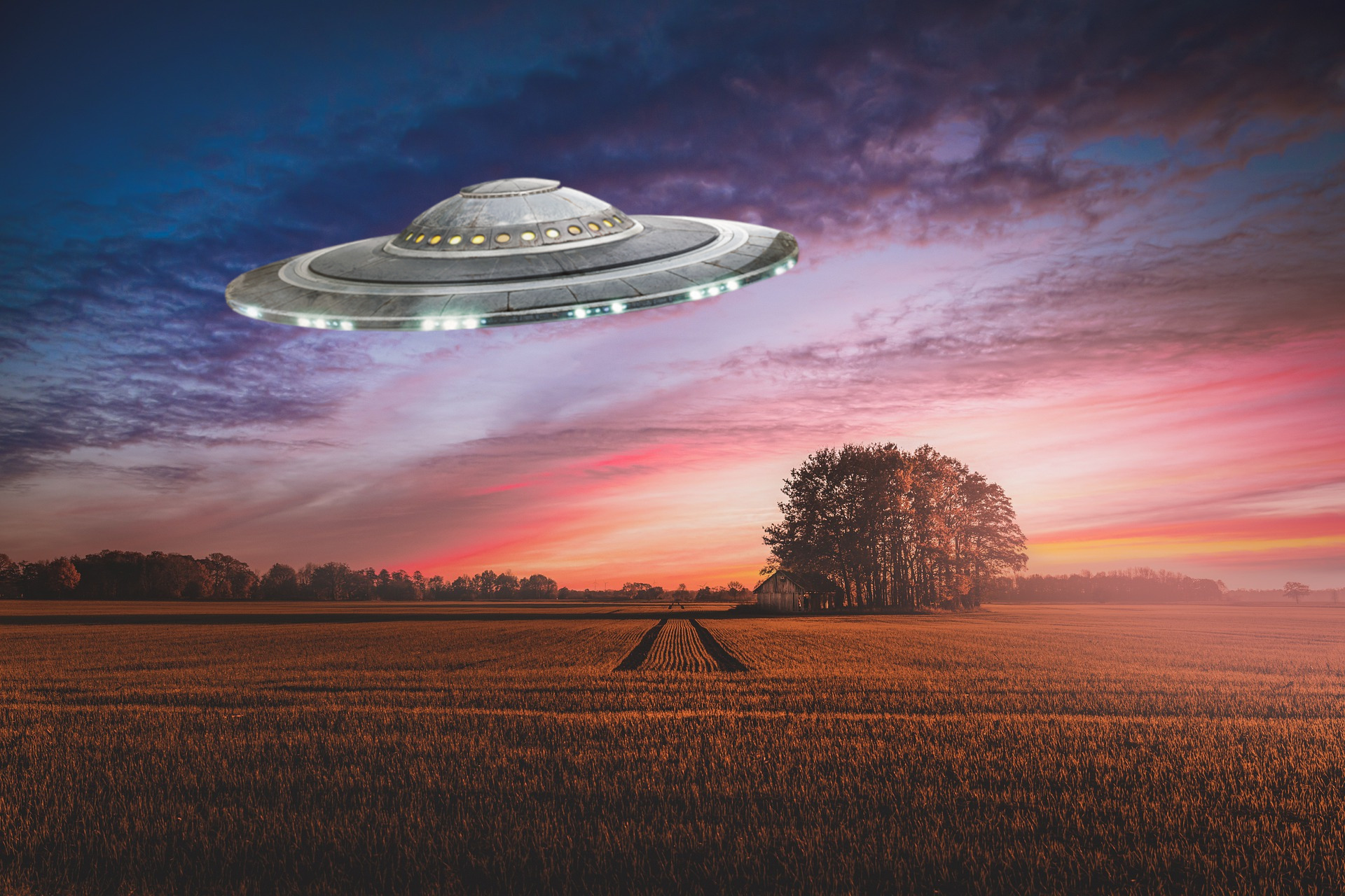 A depiction of a UFO