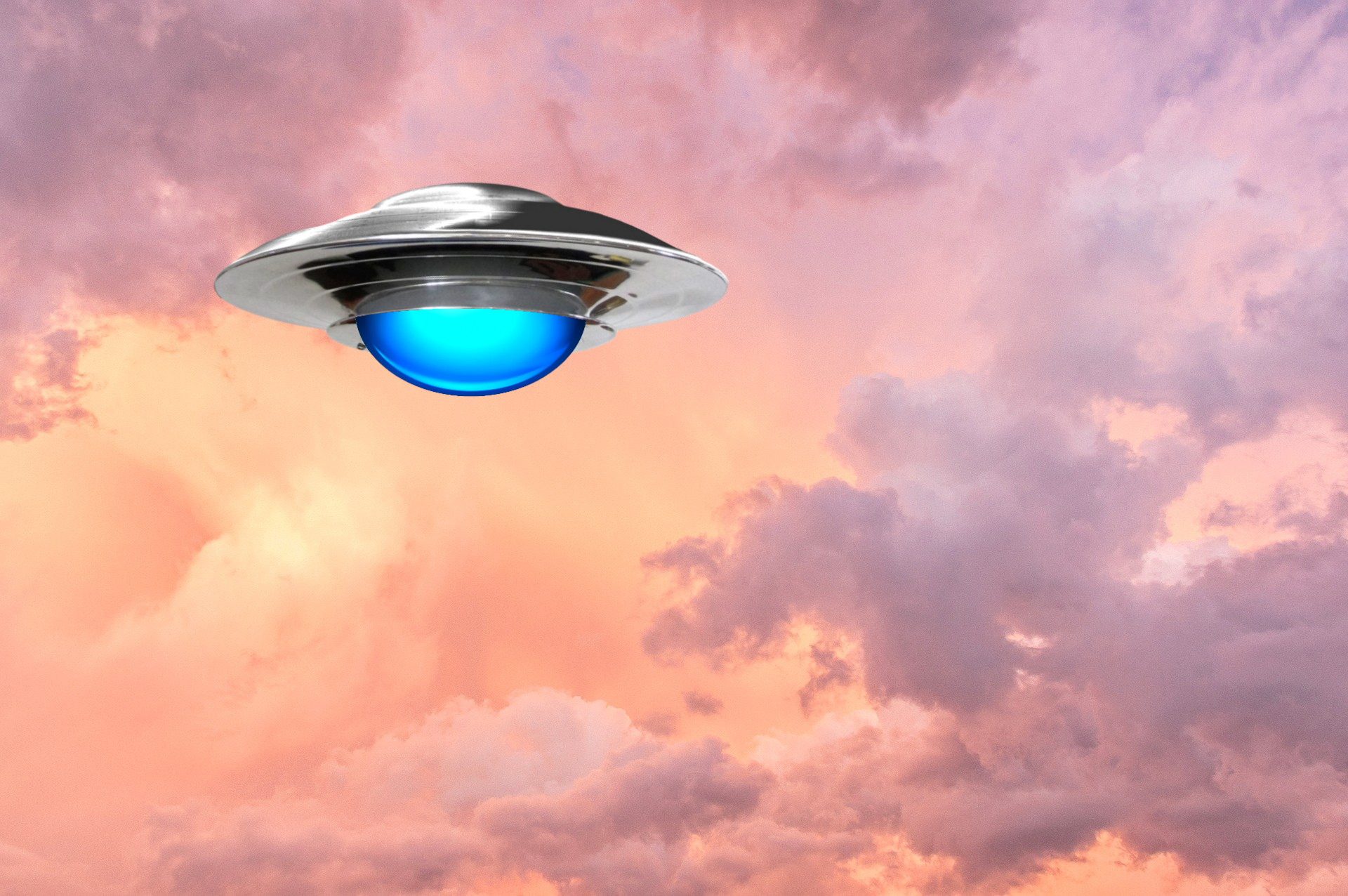 A depiction of a UFO