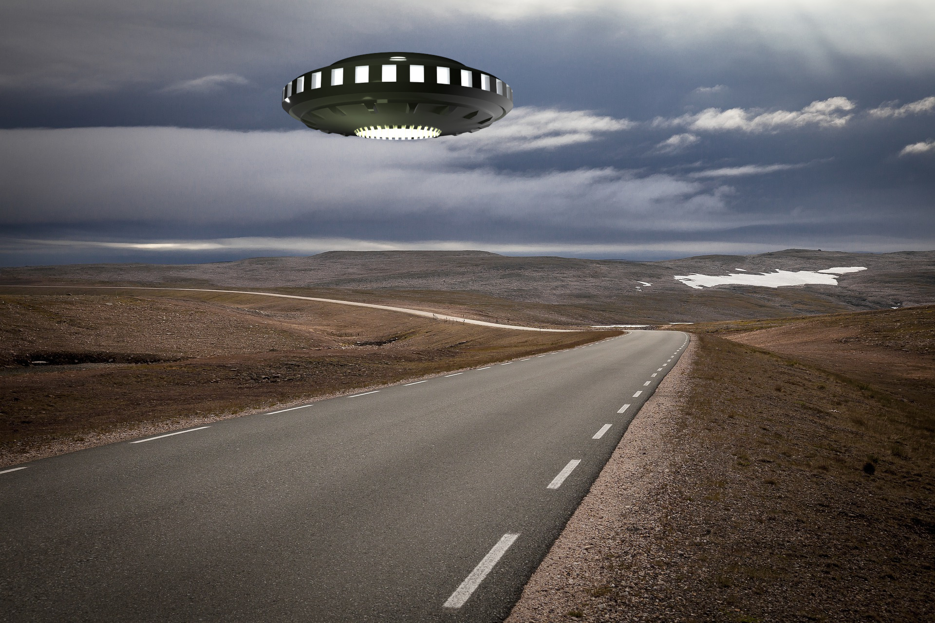 A depiction of a UFO