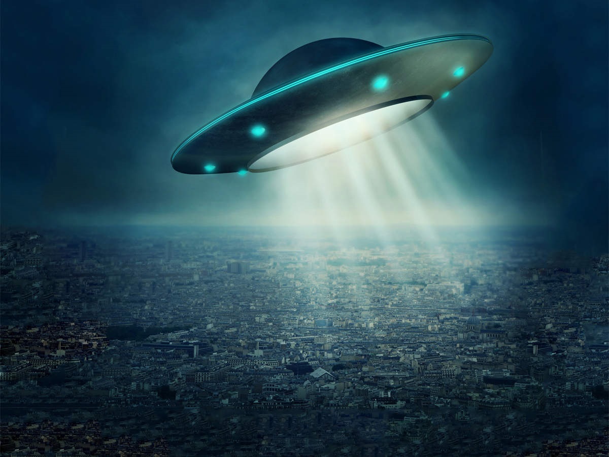 A depiction of a UFO