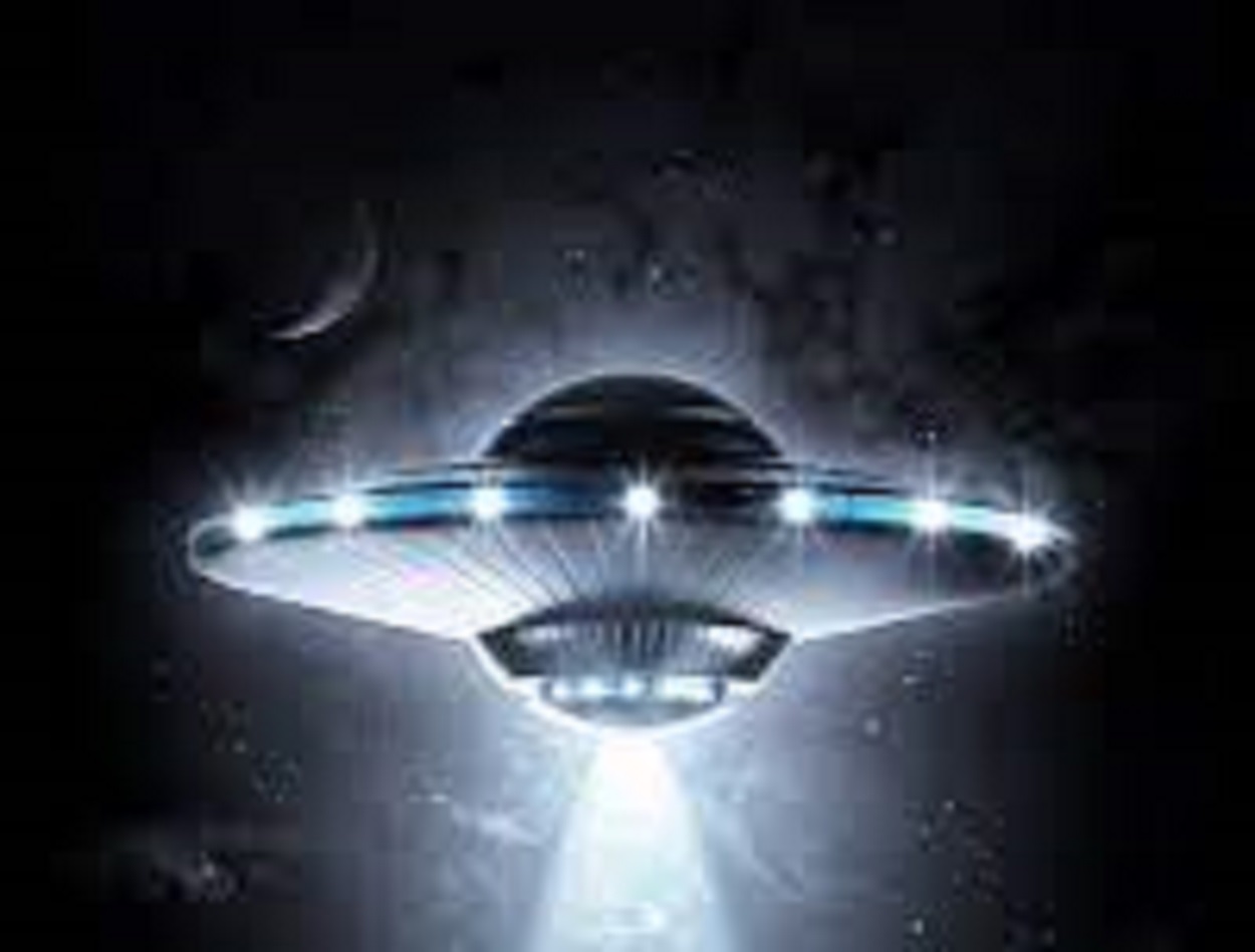 A depiction of a UFO