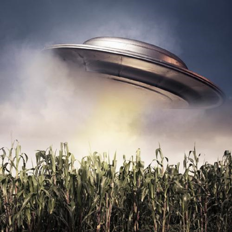 A depiction of a UFO