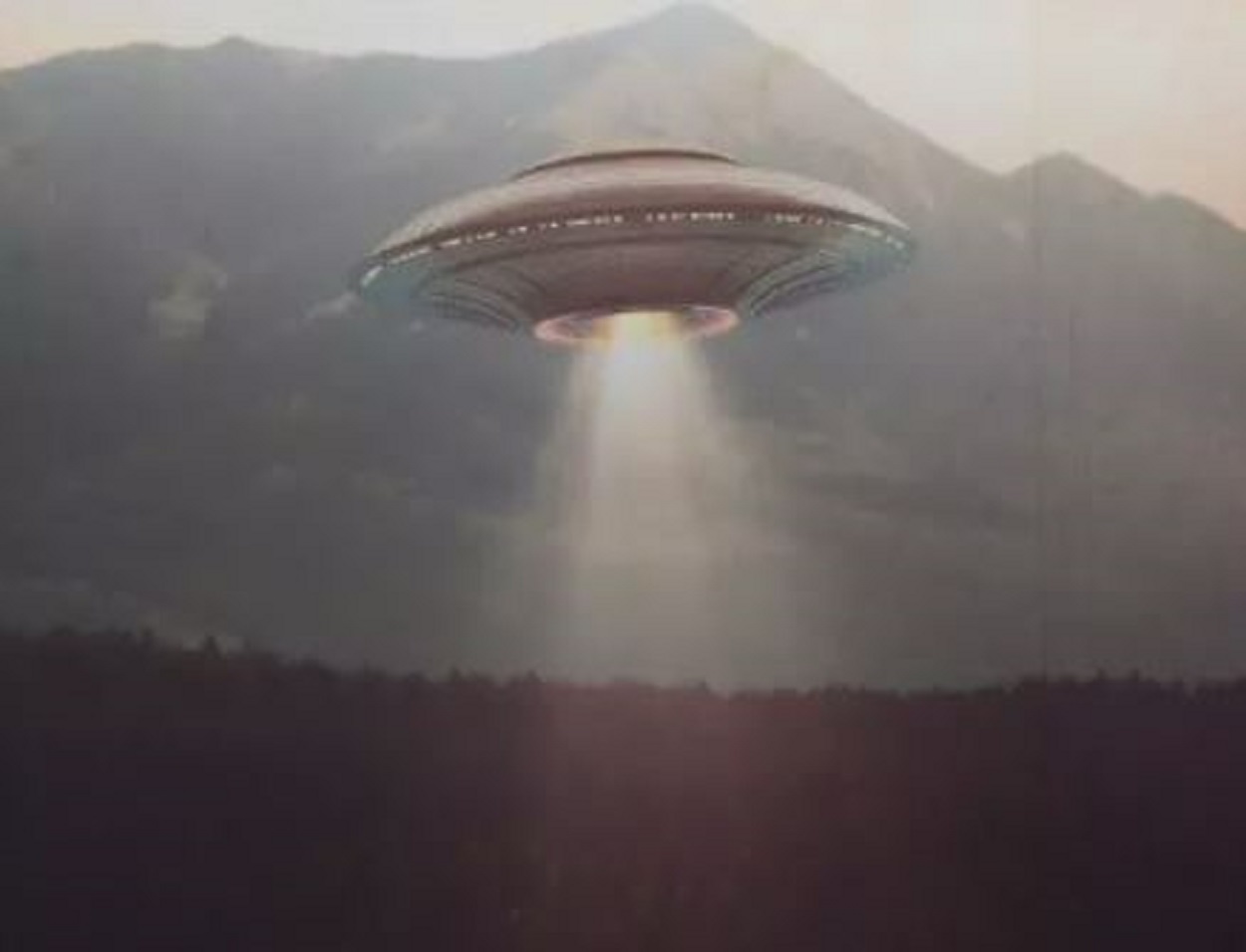 A depiction of a UFO