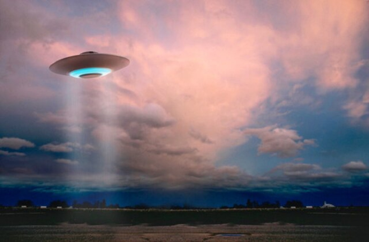 A depiction of a UFO