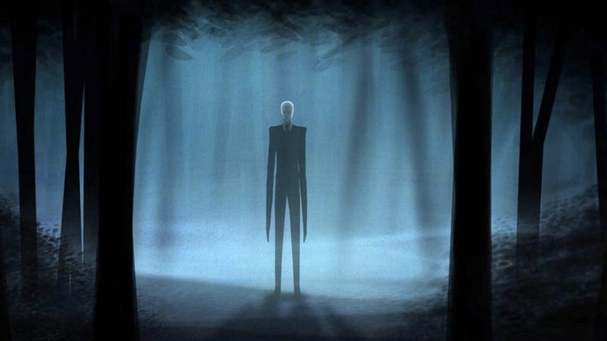 A depiction of the Slender Man