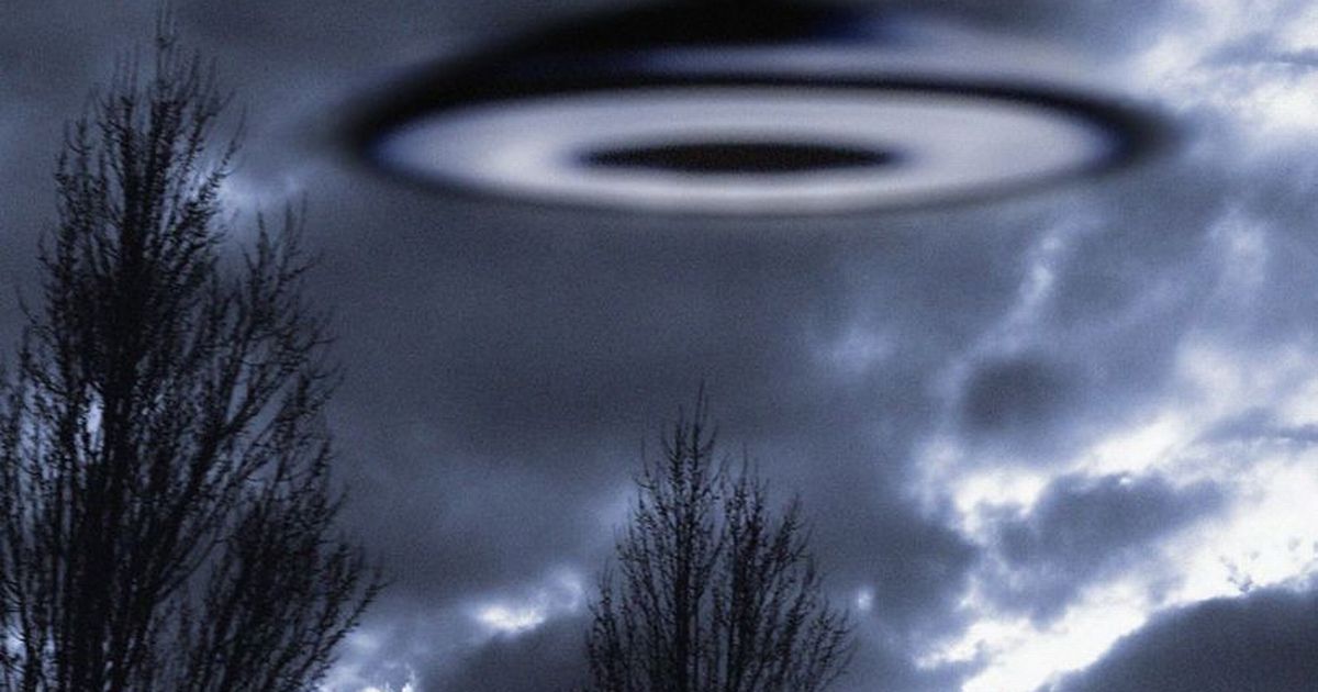 A depiction of a UFO