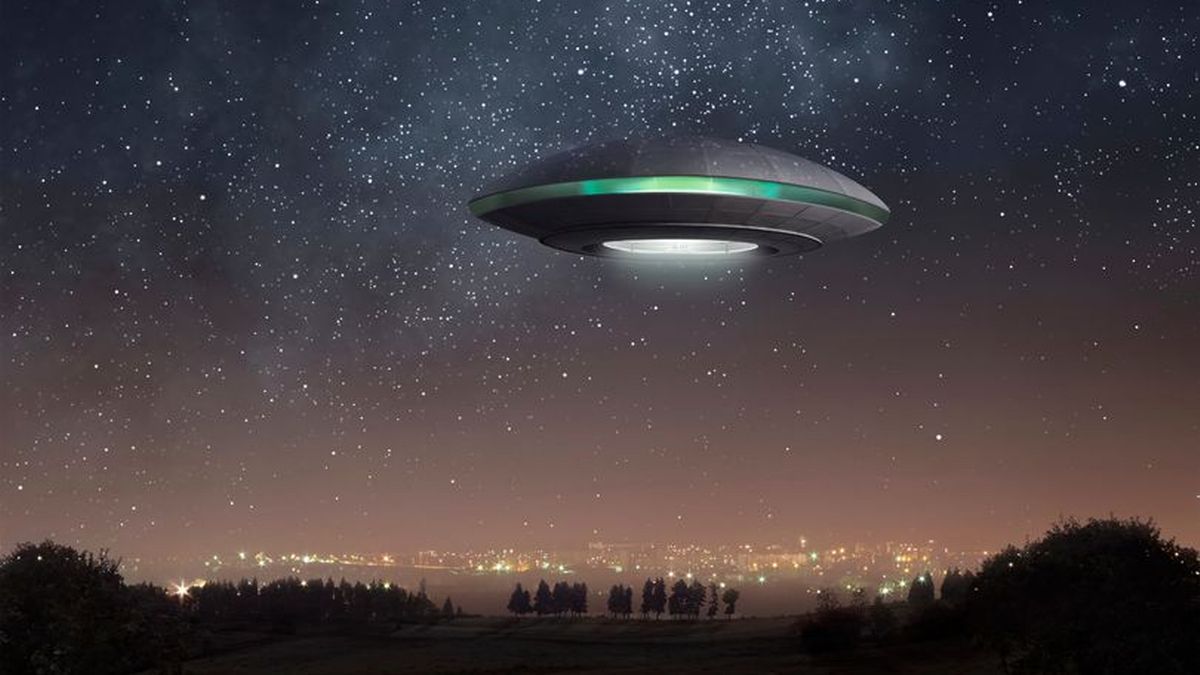 A depiction of a UFO