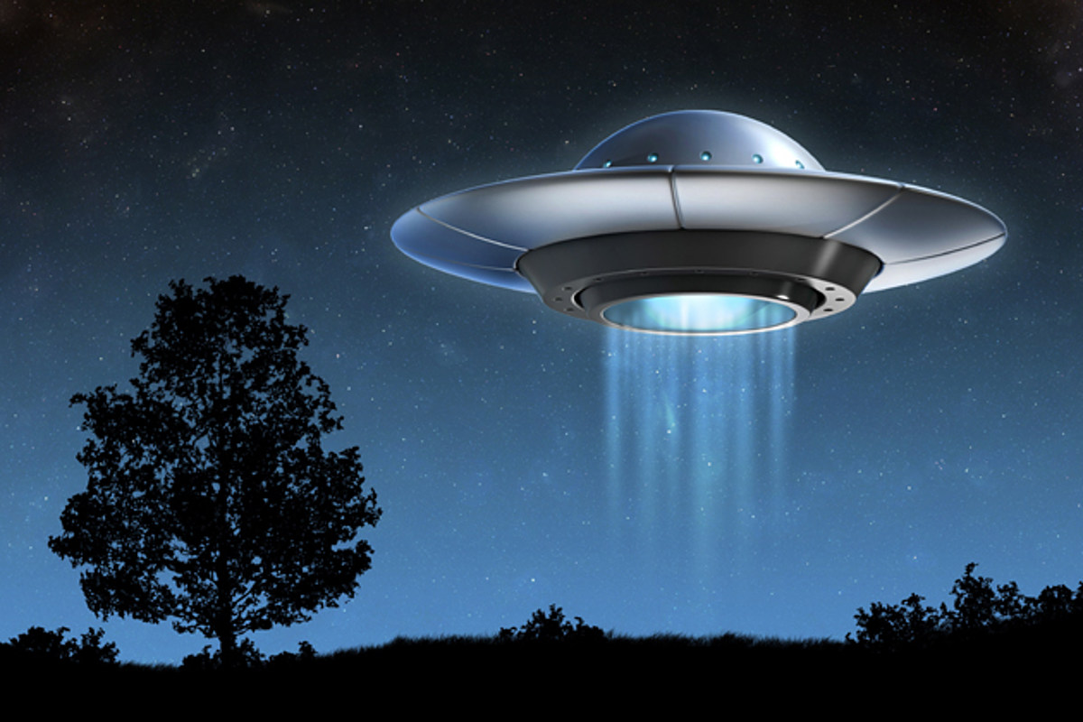 A depiction of a UFO