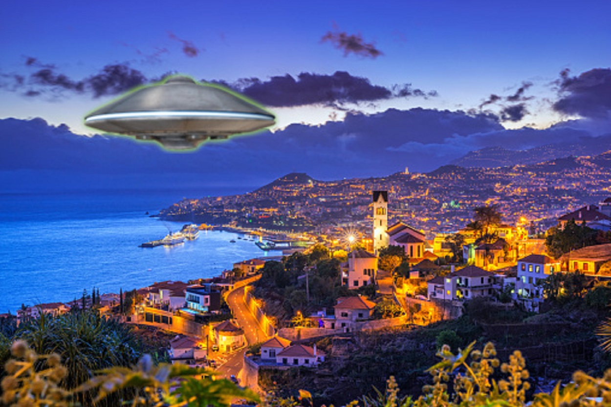 A depiction of a UFO