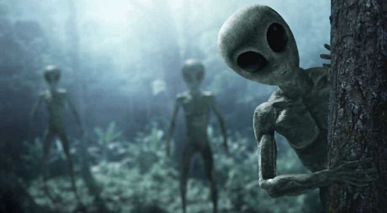 A depiction of aliens