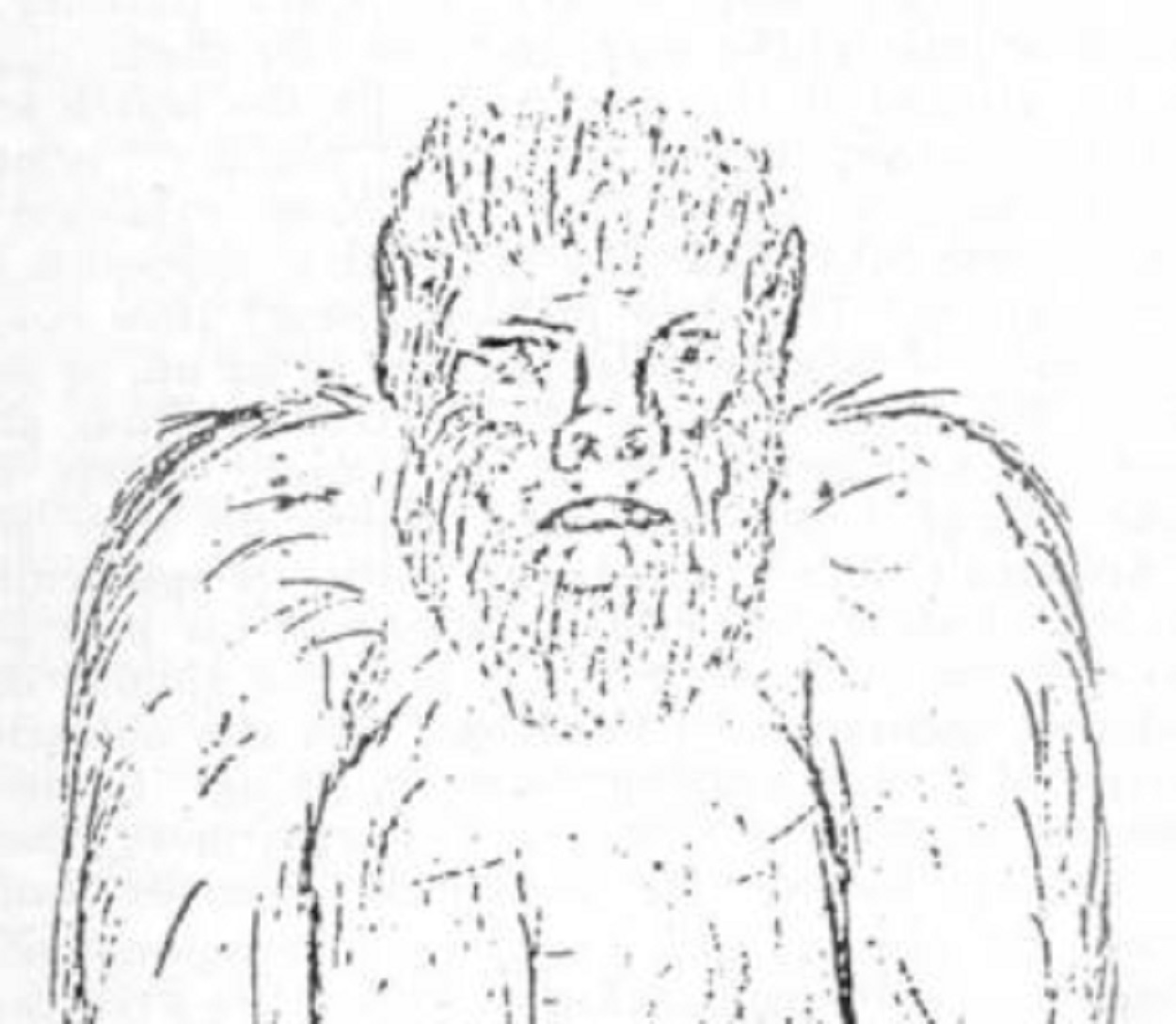 A depiction of a similar creature to the one Pulaski witnessed